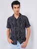 Killer Men Black Printed Regular Fit Shirts