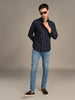 Killer Men Navy Checks Slim Fit Shirts