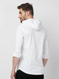 Killer Men White Solid Slim Fit Shirts
