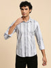 Killer Men Grey Printed Slim Fit Shirts