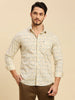 Killer Men Yellow Printed Slim Fit Shirts