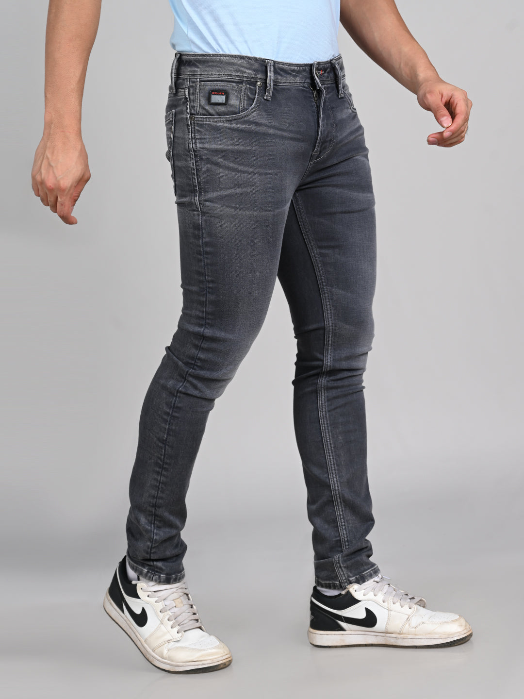 Killer Men Grey Skinny Fit Jeans
