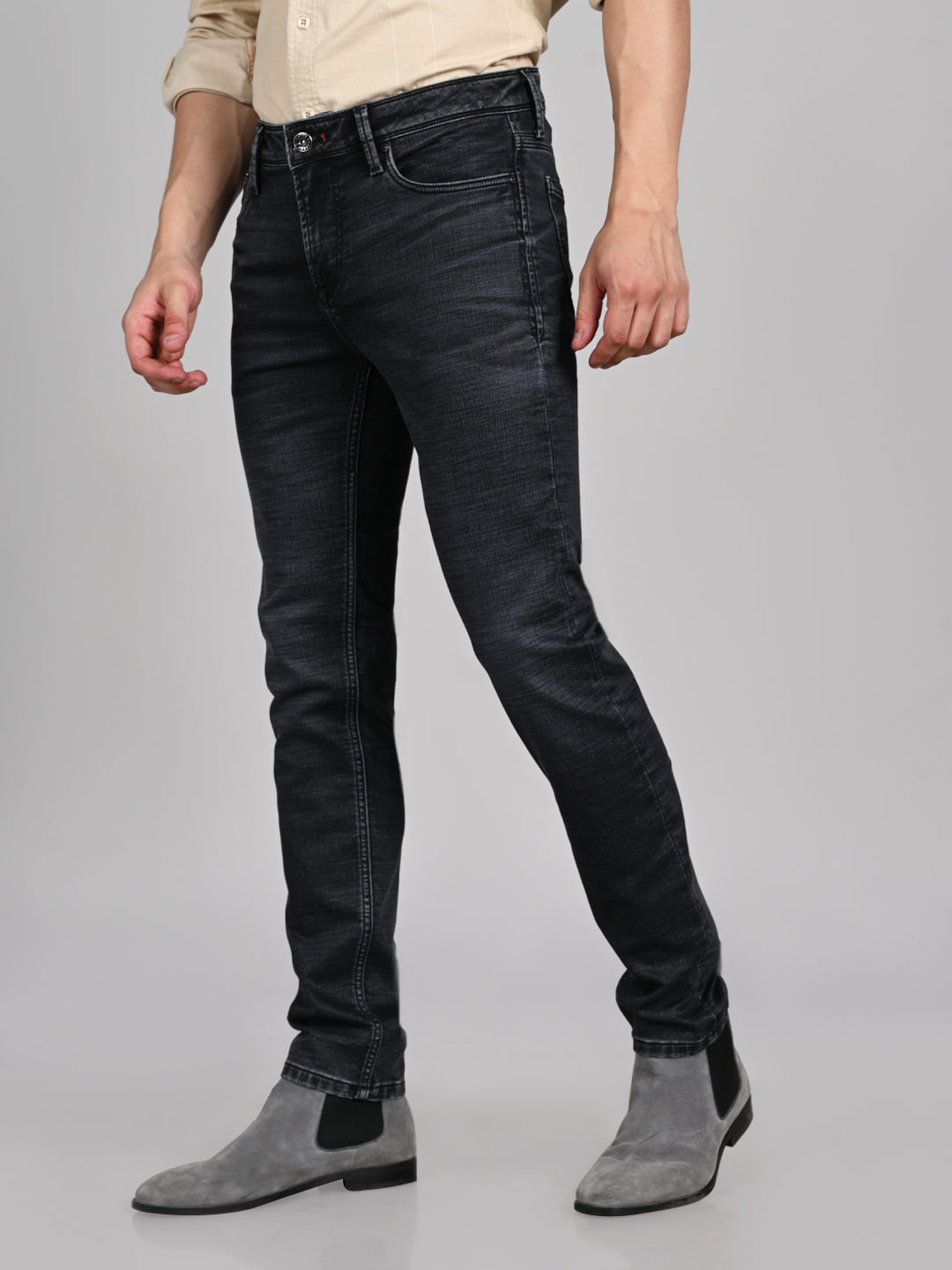 Killer Men Black Skinny Fit Jeans