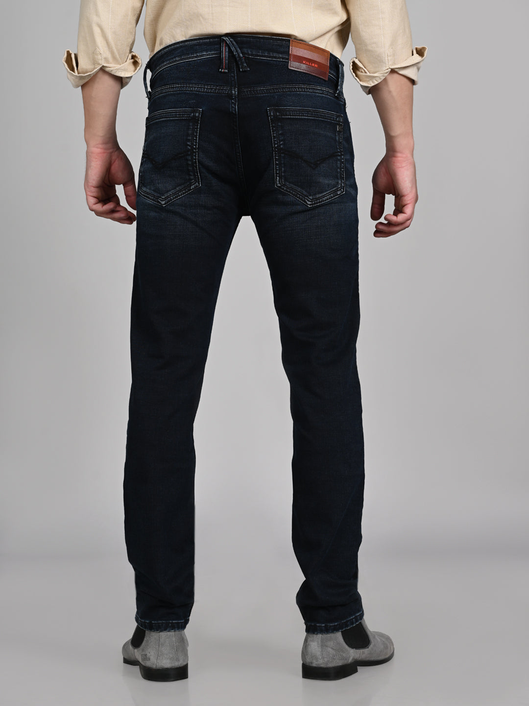 Killer Men Dark Blue Skinny Fit Jeans