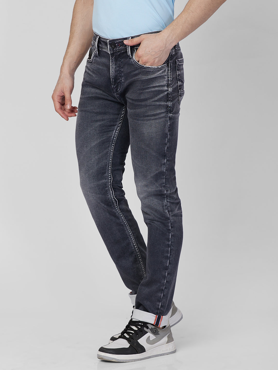 Killer Men Grey Skinny Fit Jeans