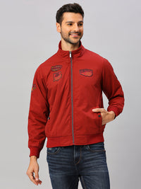 Killer Men Red Polo Neck Jackets