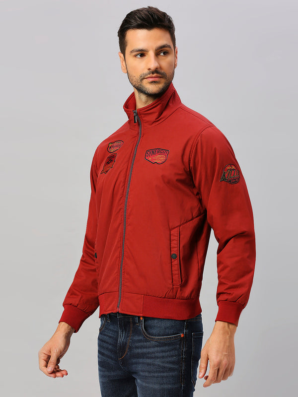 Killer Men Red Polo Neck Jackets