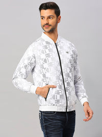 Killer Men White Bomber Neck Jackets