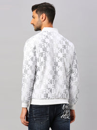 Killer Men White Bomber Neck Jackets