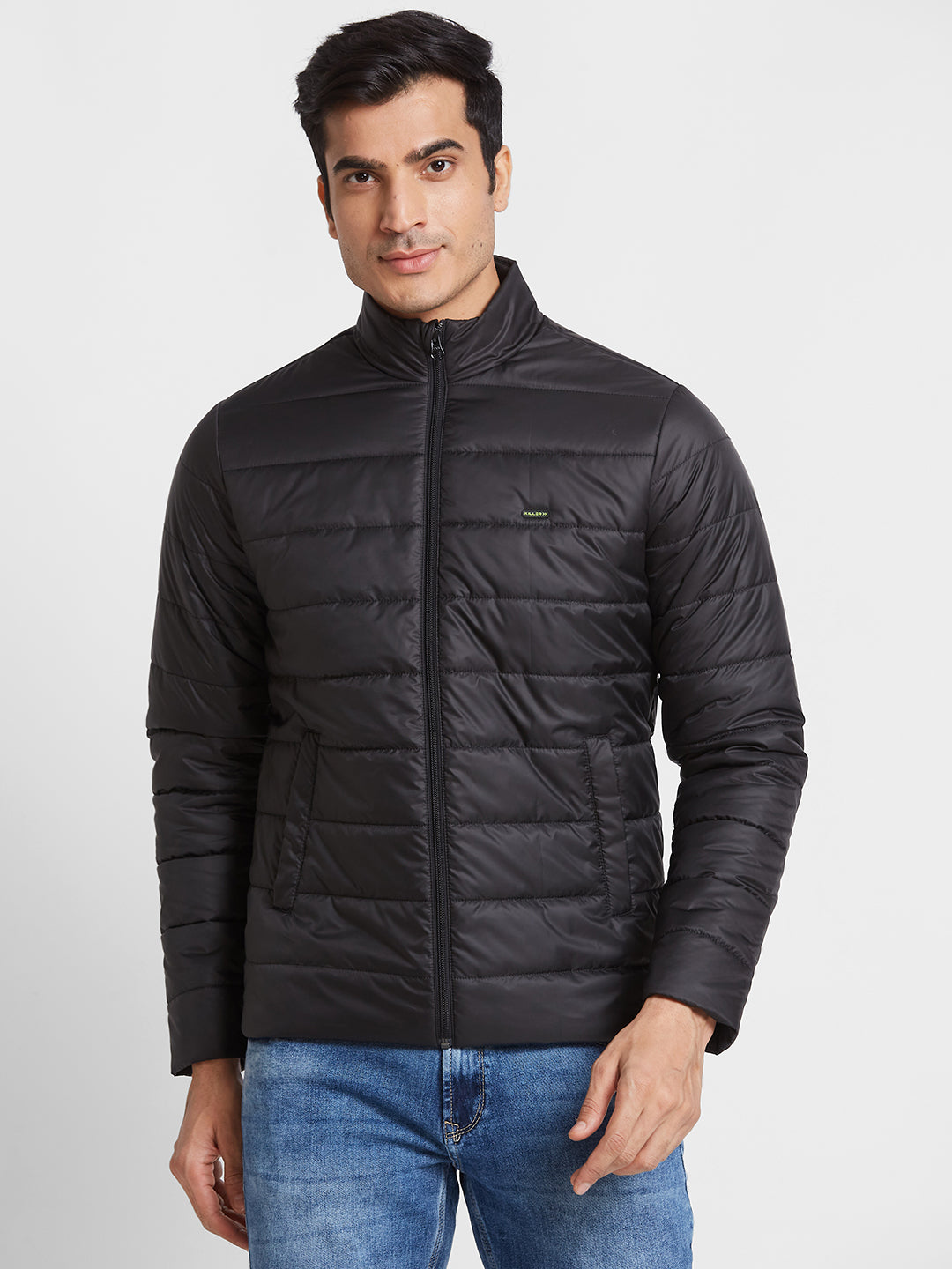 Killer Men Black High Neck Jackets