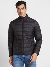 Killer Men Black High Neck Jackets