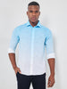 Killer Men Blue Printed Slim Fit Shirts