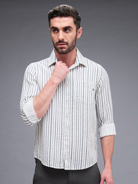 Killer Men Green Printed Slim Fit Shirts