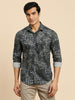 Killer Men Black Printed Slim Fit Shirts