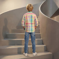 Kid's Multicolor Regular Fit Shirts