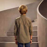 Kid's Fawn Regular Fit Shirts