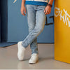 Kid's Light Blue Straight Fit Jeans