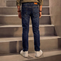 Kid's Dark Blue Slim Fit Jeans