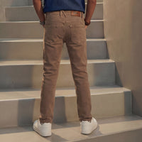 Kid's Khaki Slim Fit Jeans