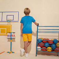 Kid's Blue Slim Fit Printed T-Shirts