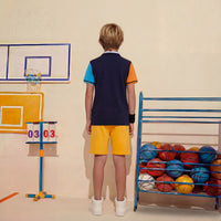 Kid's Mustard Solid Shorts