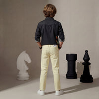 Kid's Black Regular Fit Shirts