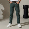 Kid's Light Olive Slim Fit Jeans
