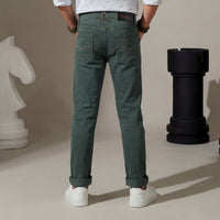 Kid's Light Olive Slim Fit Jeans