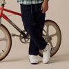 Kid's Navy Solid Cargo