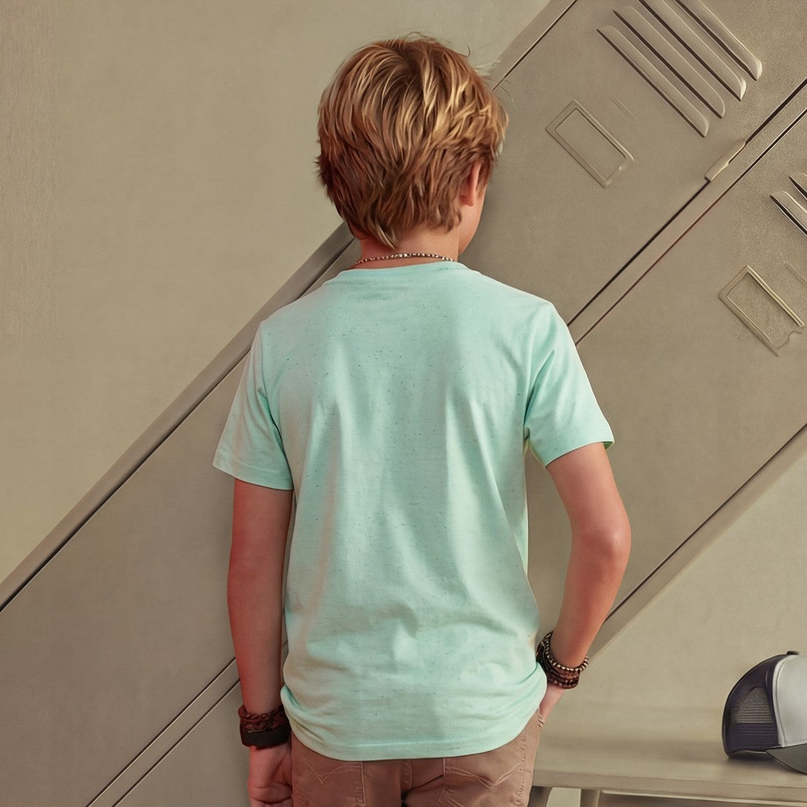 Kid's Lilac Slim Fit Printed T-Shirts