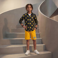 Kid's Black Regular Fit Shirts