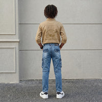 Junior Killer Brown Slim Fit Shirts