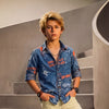 Kid's Blue Regular Fit Shirts