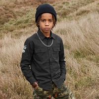 Junior Killer Black Slim Fit Shirts