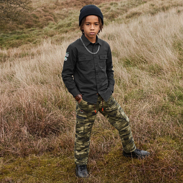 Junior Killer Black Slim Fit Shirts