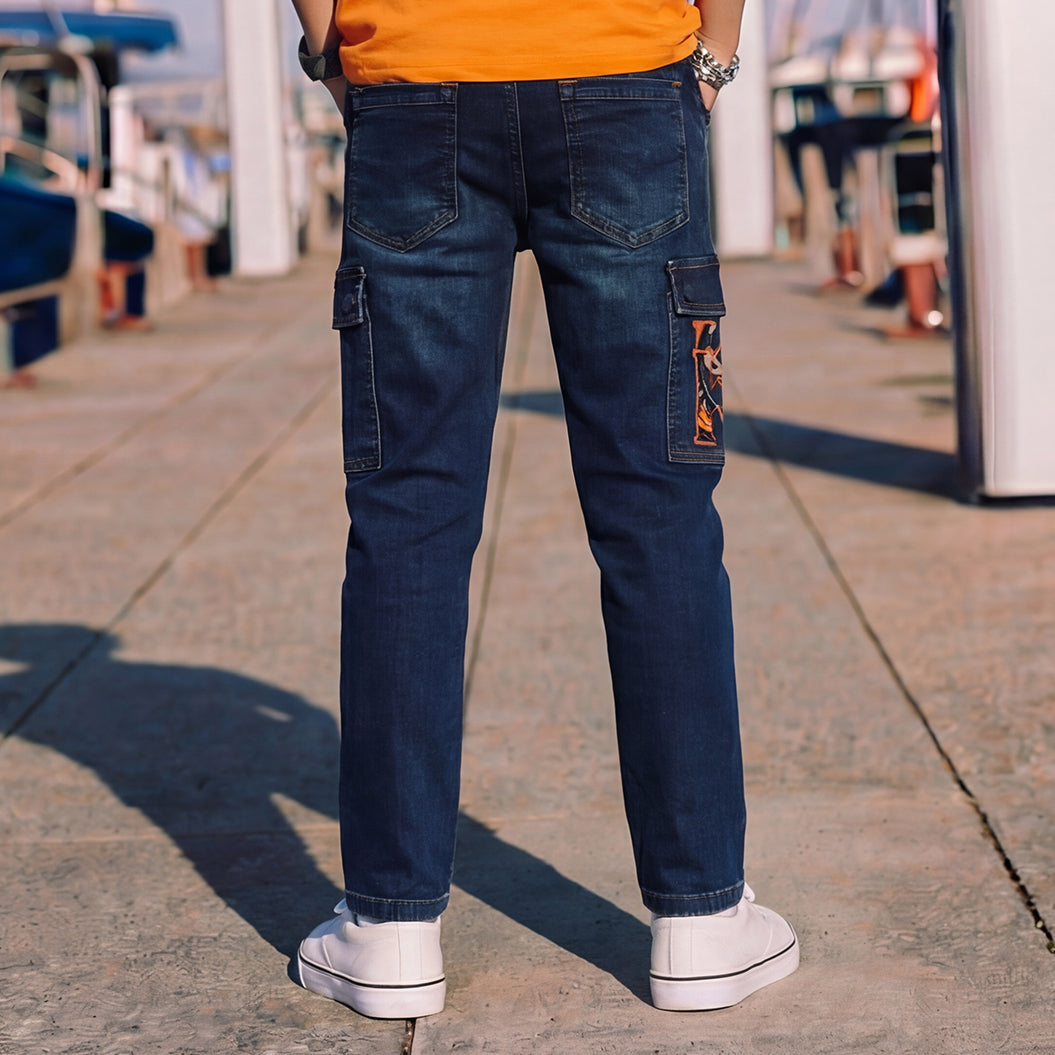 Kid's Dark Blue Joggers