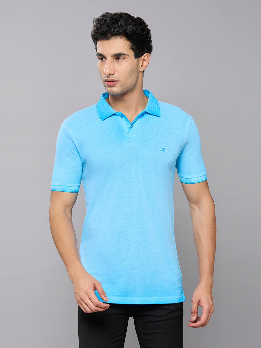 Men's Turq Printed Slim Fit T-Shirts