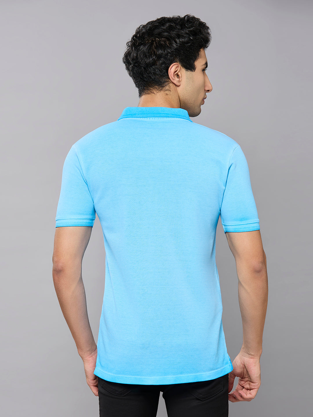 Men's Turq Printed Slim Fit T-Shirts
