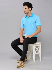 Men's Turq Printed Slim Fit T-Shirts