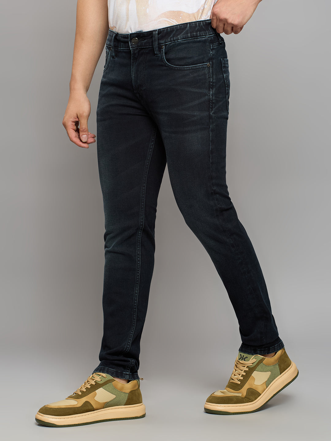 Men's Black Slim Fit Jeans