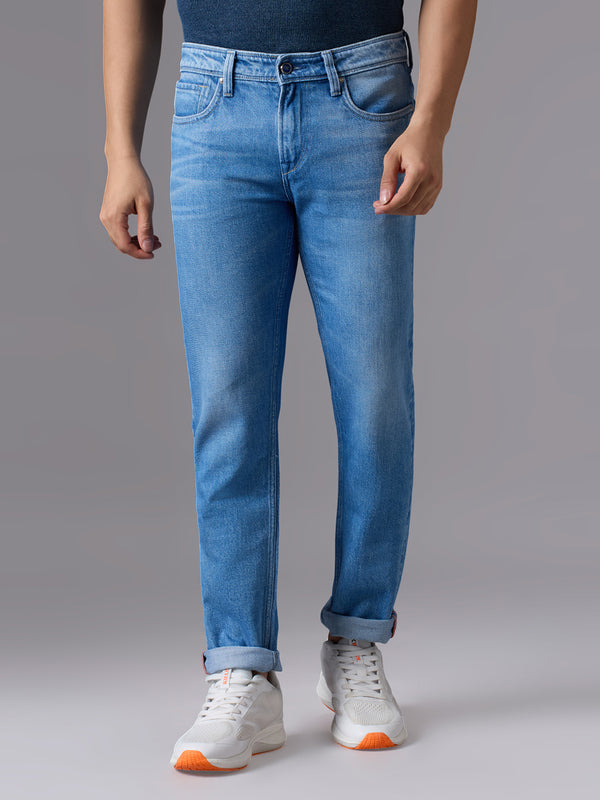 Men's Light Blue Slim Fit Jeans