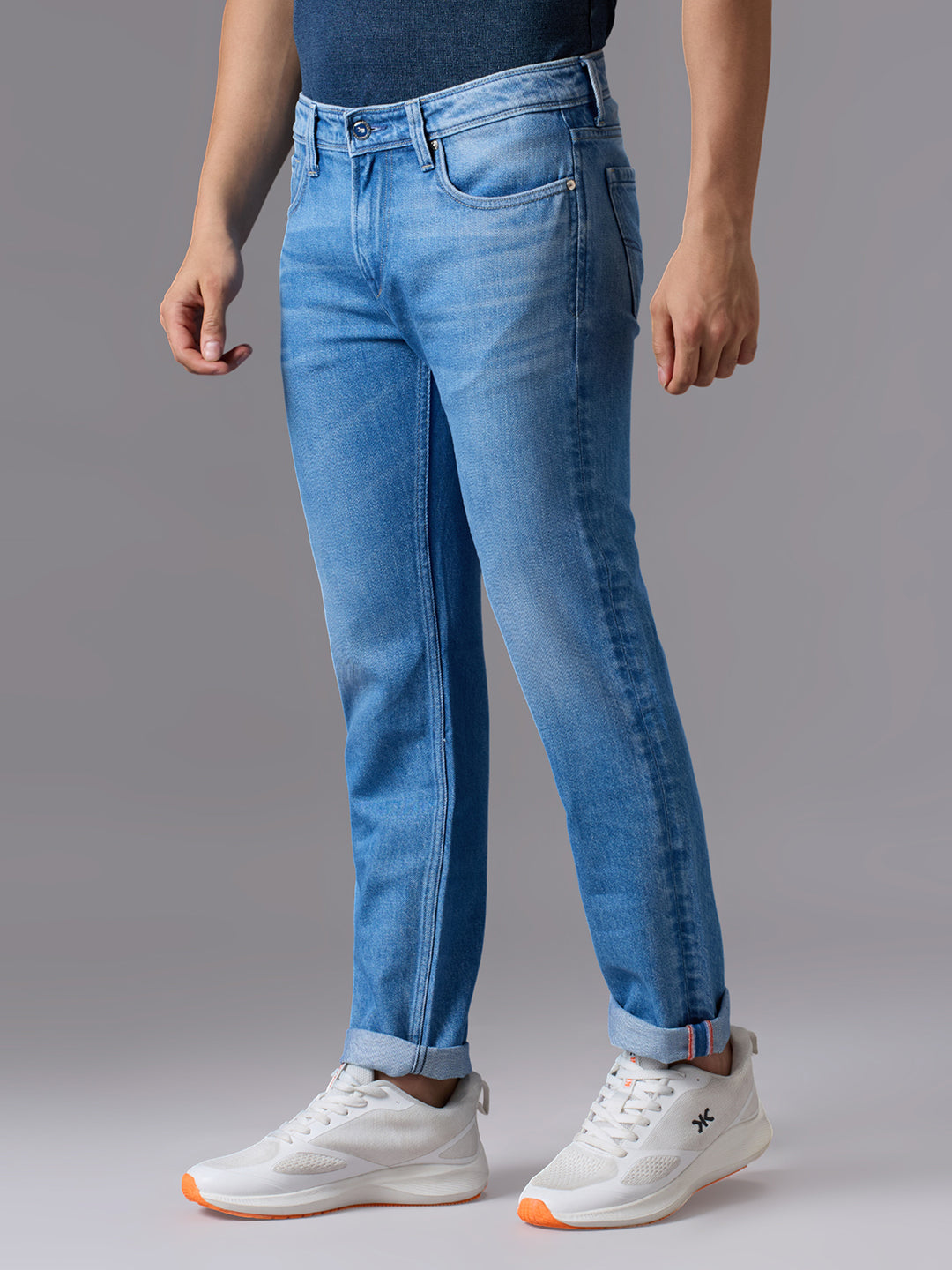 Men's Light Blue Slim Fit Jeans