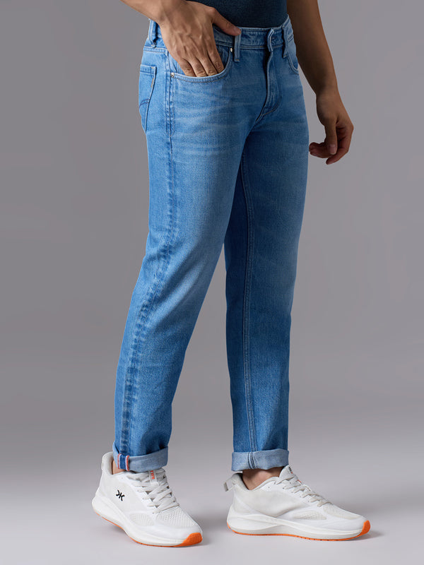 Men's Light Blue Slim Fit Jeans