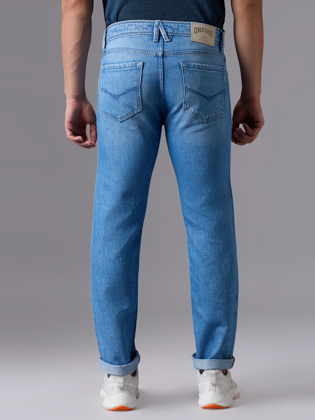 Men's Light Blue Slim Fit Jeans