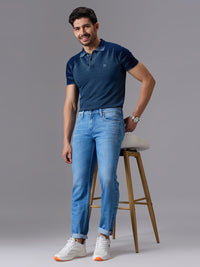 Men's Light Blue Slim Fit Jeans