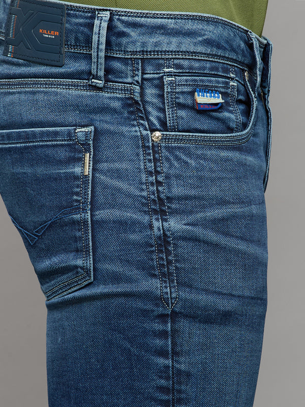 Men's Blue Slim Fit Jeans