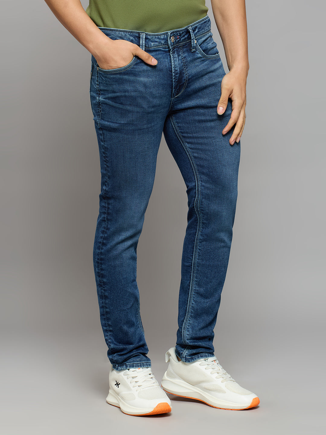 Men's Blue Slim Fit Jeans