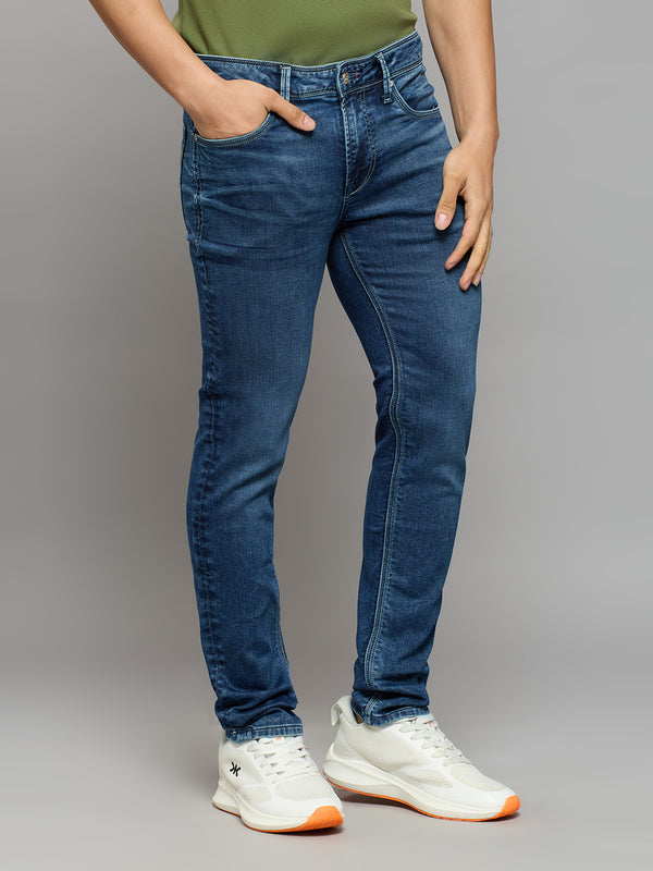Men's Blue Slim Fit Jeans