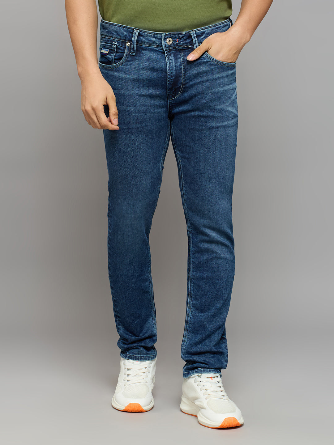 Men's Blue Slim Fit Jeans