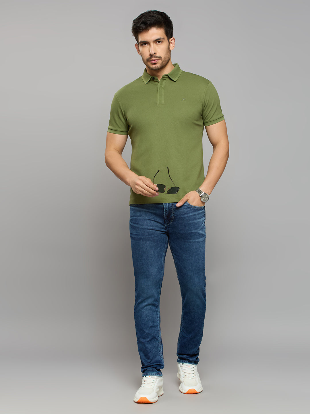 Men's Blue Slim Fit Jeans